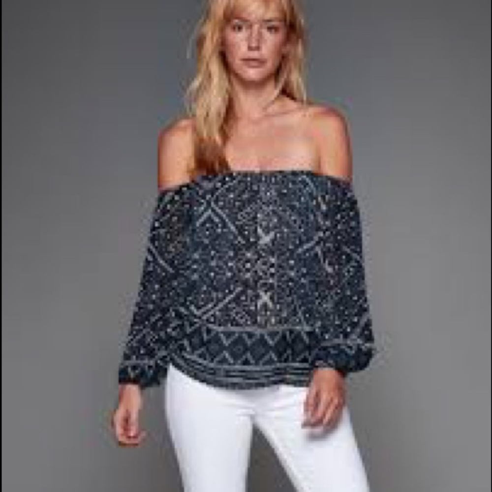 Boho off the shoulder top